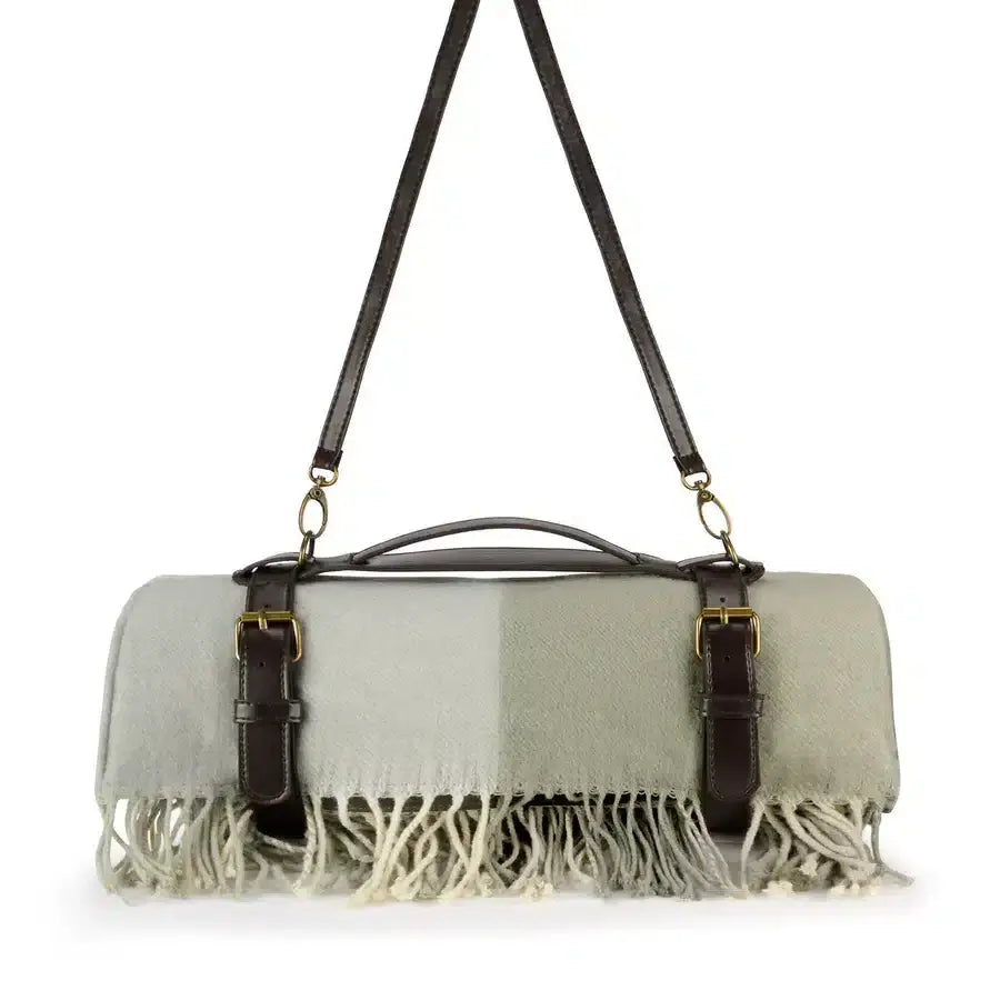 Gingham Picnic Blanket - Olive image 0