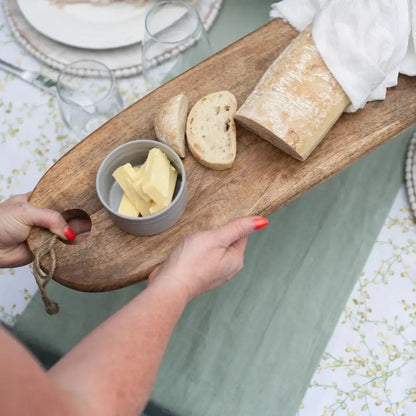 Gordes Round Edged Wooden Serving Board image 1