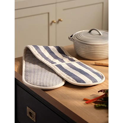 Harlton Wide Stripe Oven Glove Ink