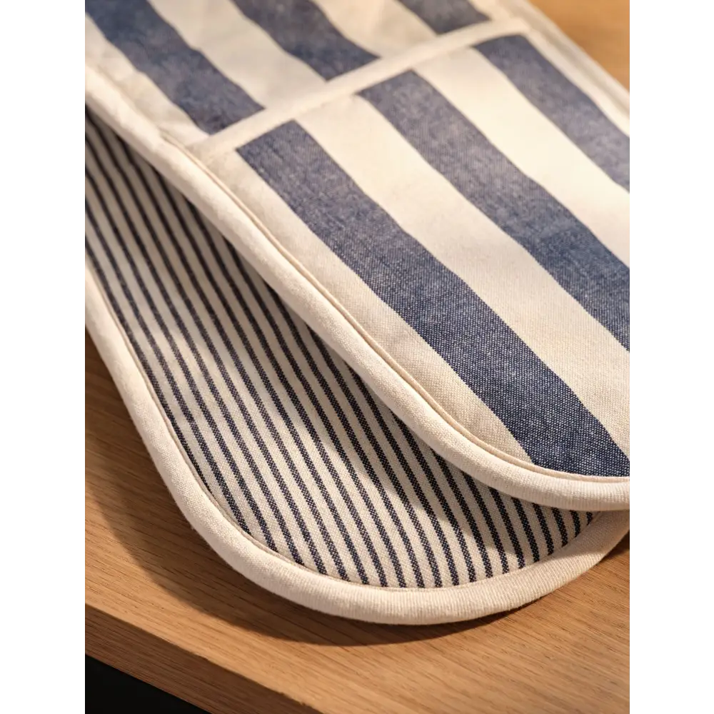 Harlton Wide Stripe Oven Glove Ink