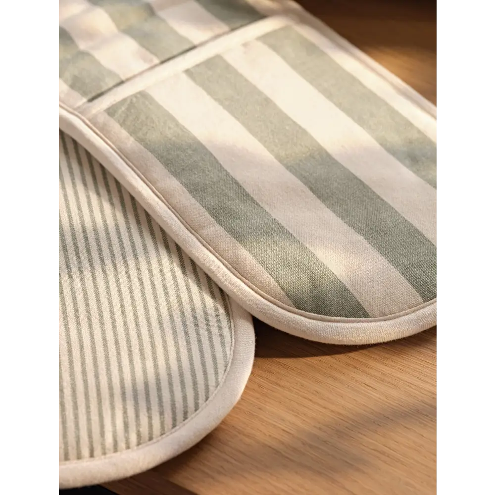 Harlton Wide Stripe Oven Glove Rosemary