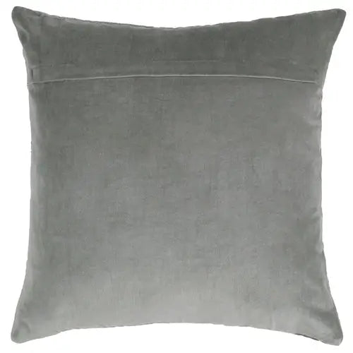 Haze Embroidered Feather Cushion Steel image 1