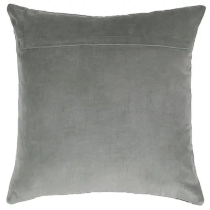 Haze Embroidered Feather Cushion Steel image 1