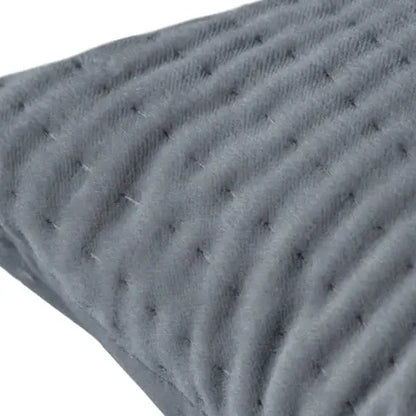 Haze Embroidered Feather Cushion Steel image 2