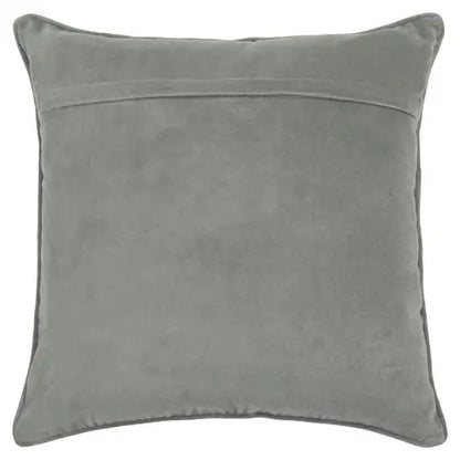 Herb Embroidered Cushion Steel image 1