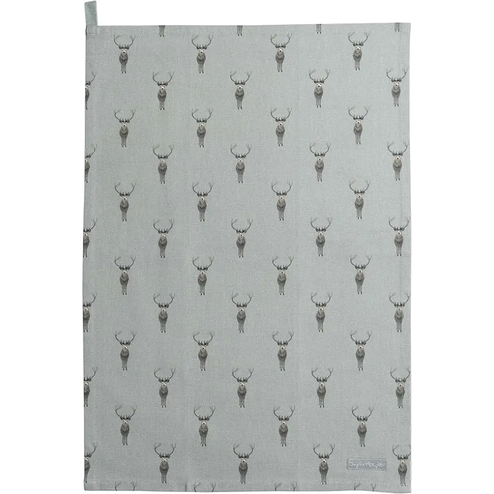 Highland Stag Tea Towel