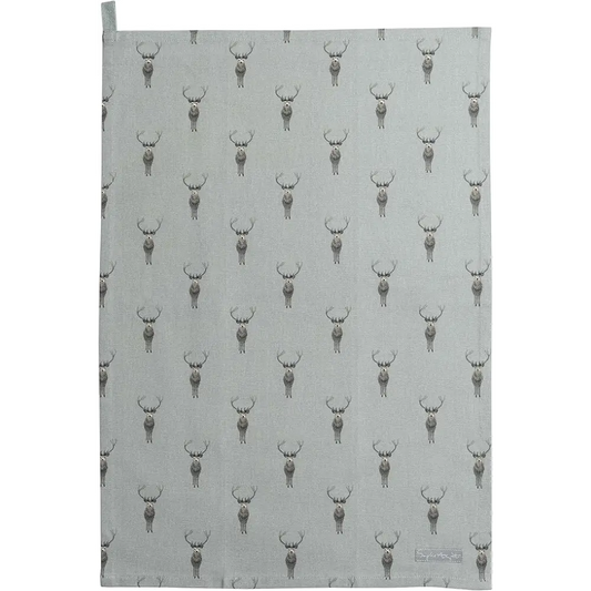 Highland Stag Tea Towel