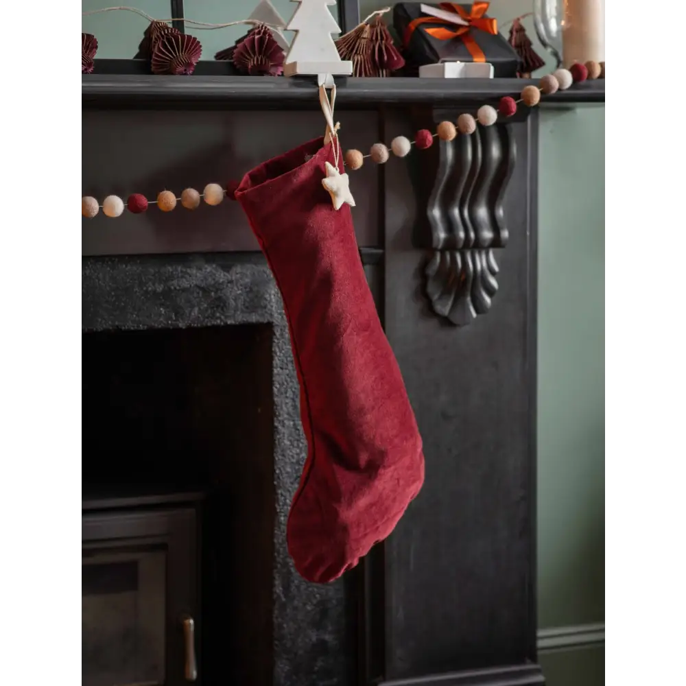 Hyde Christmas Stocking Berry