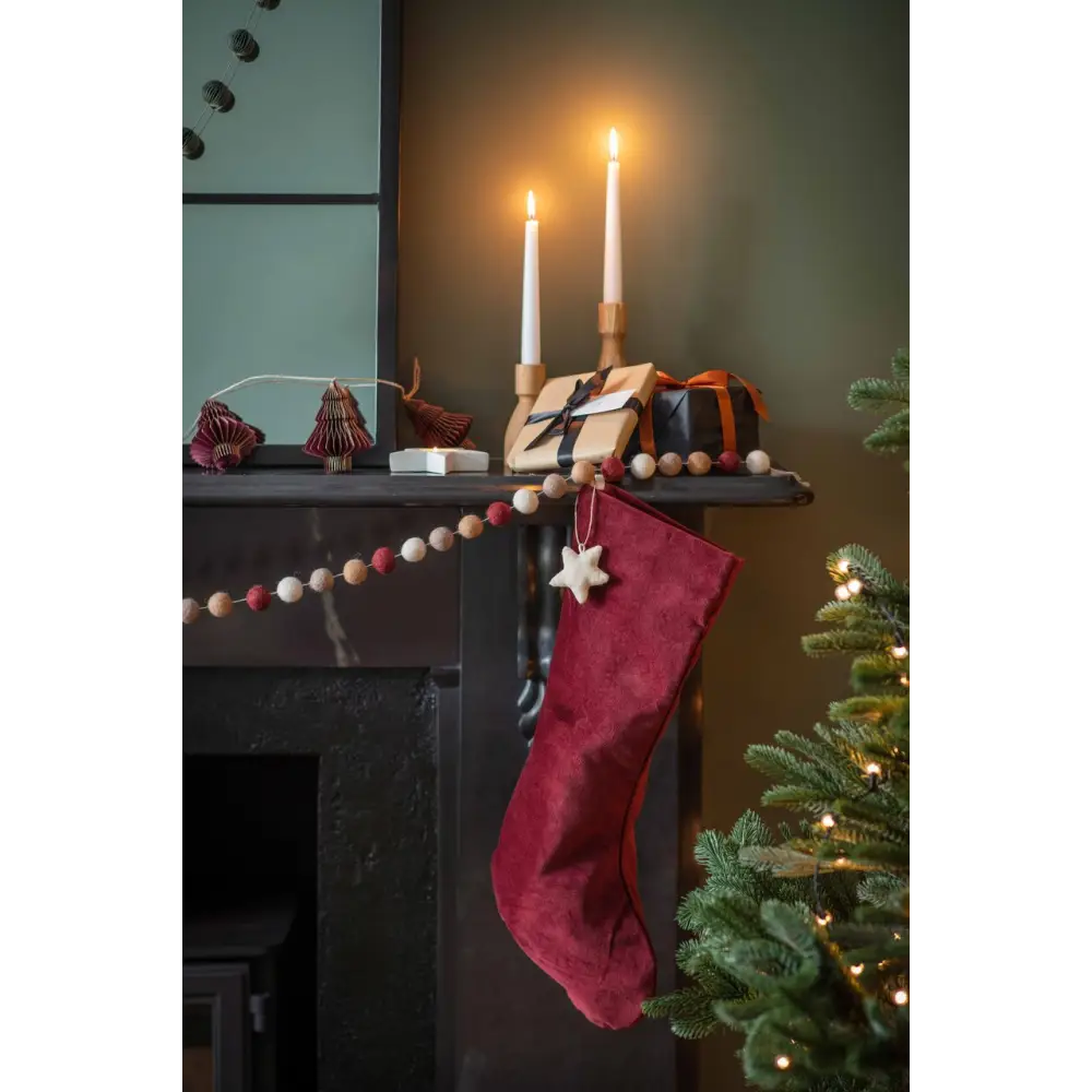 Hyde Christmas Stocking Berry