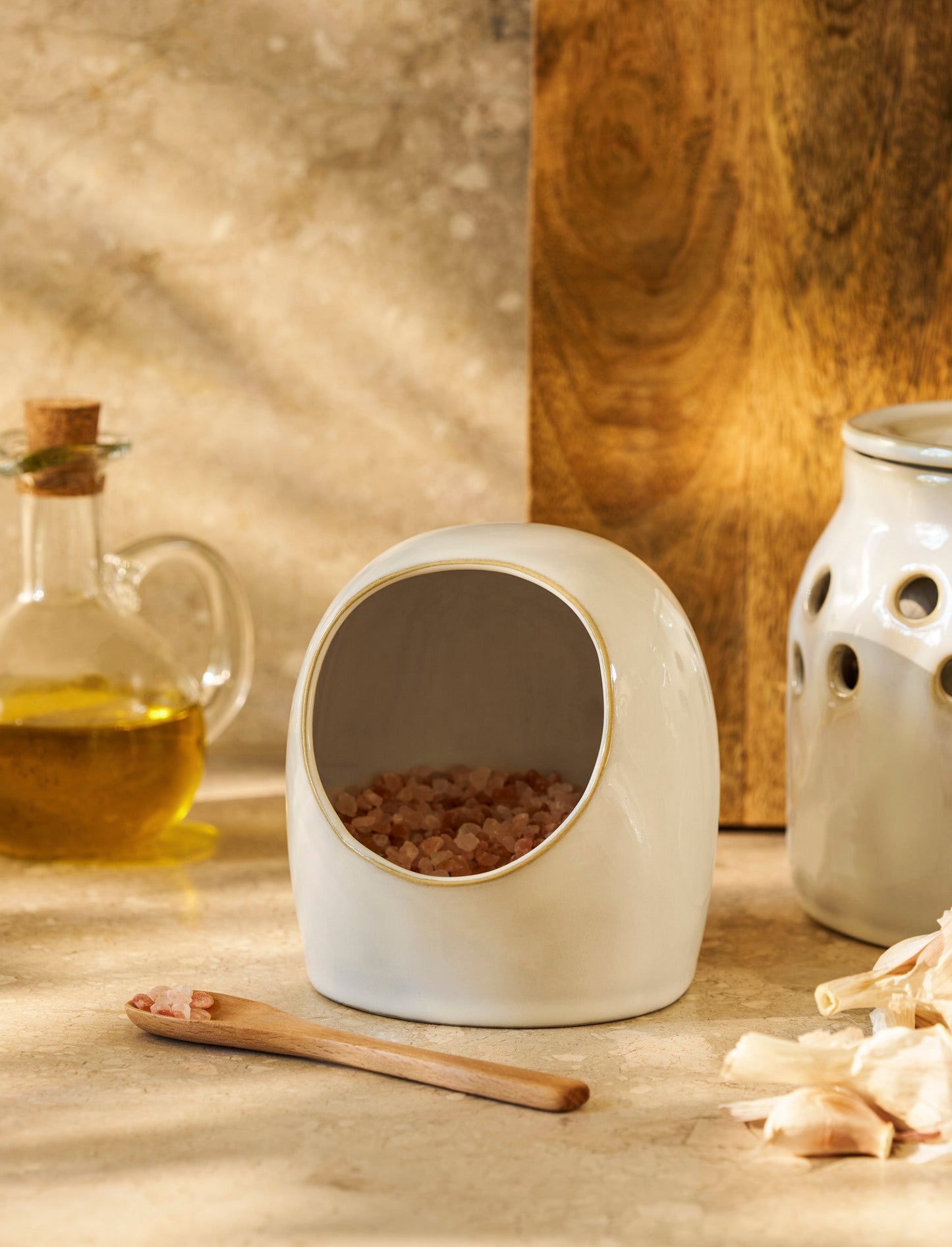 Ithaca Salt Cellar White