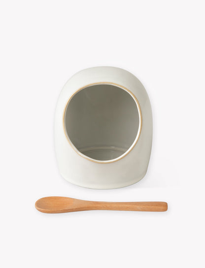 Ithaca Salt Cellar White