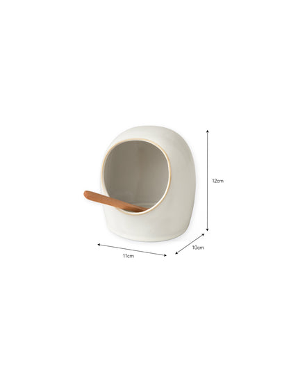 Ithaca Salt Cellar White