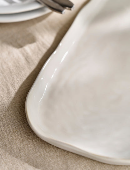 Ithaca Serving Tray White