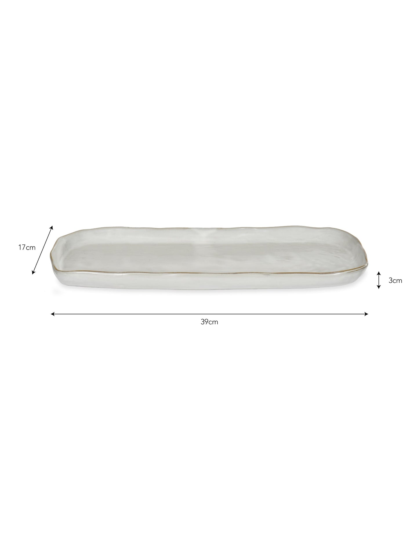 Ithaca Serving Tray White