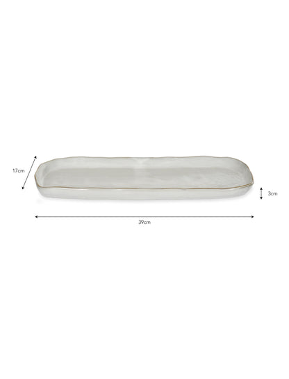 Ithaca Serving Tray White