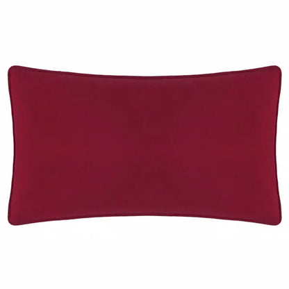 Joy To All Embroidered Velvet Cushion Snow Berry