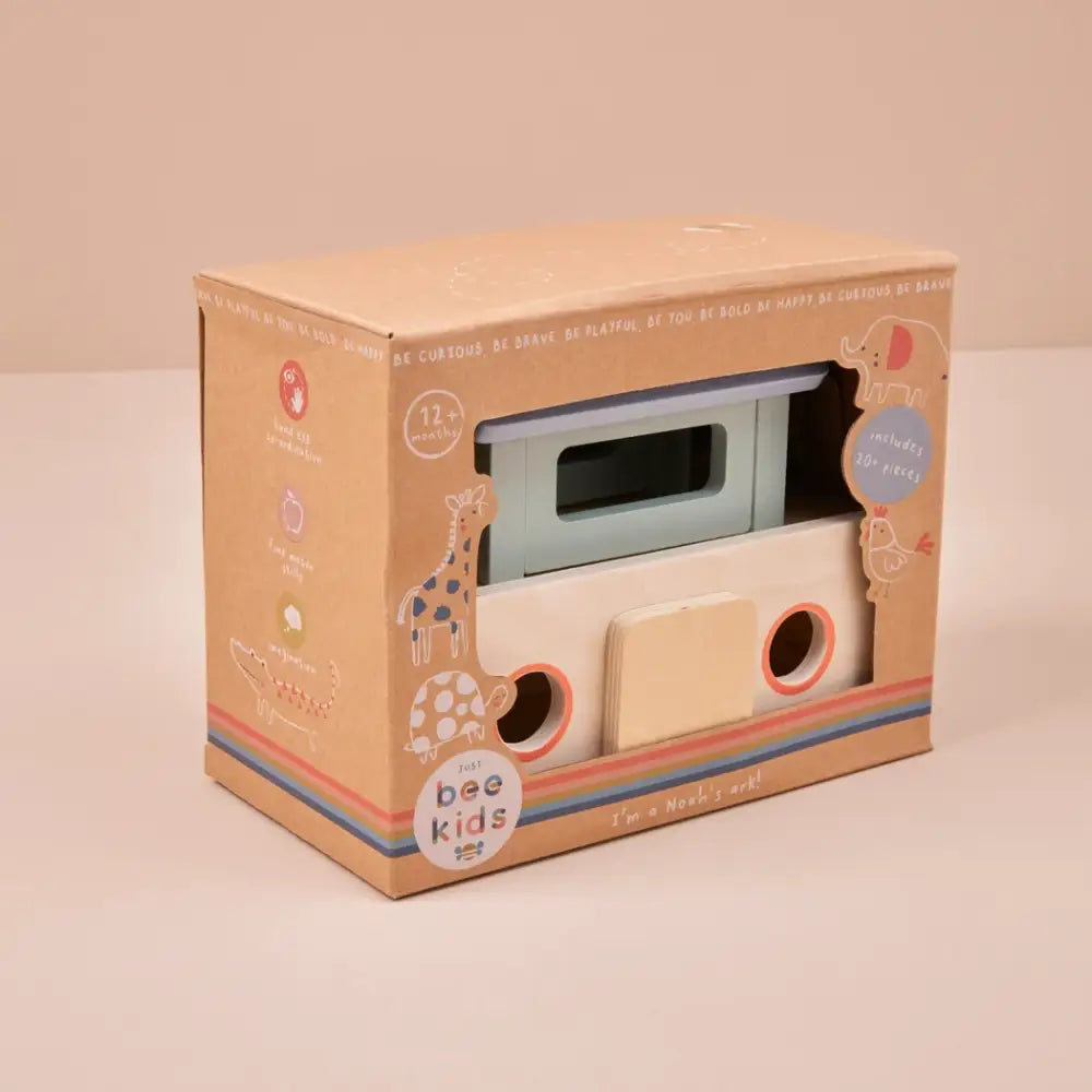 Just Bee Kids Wooden Noah’s Ark Sorter Toy (Fsc)