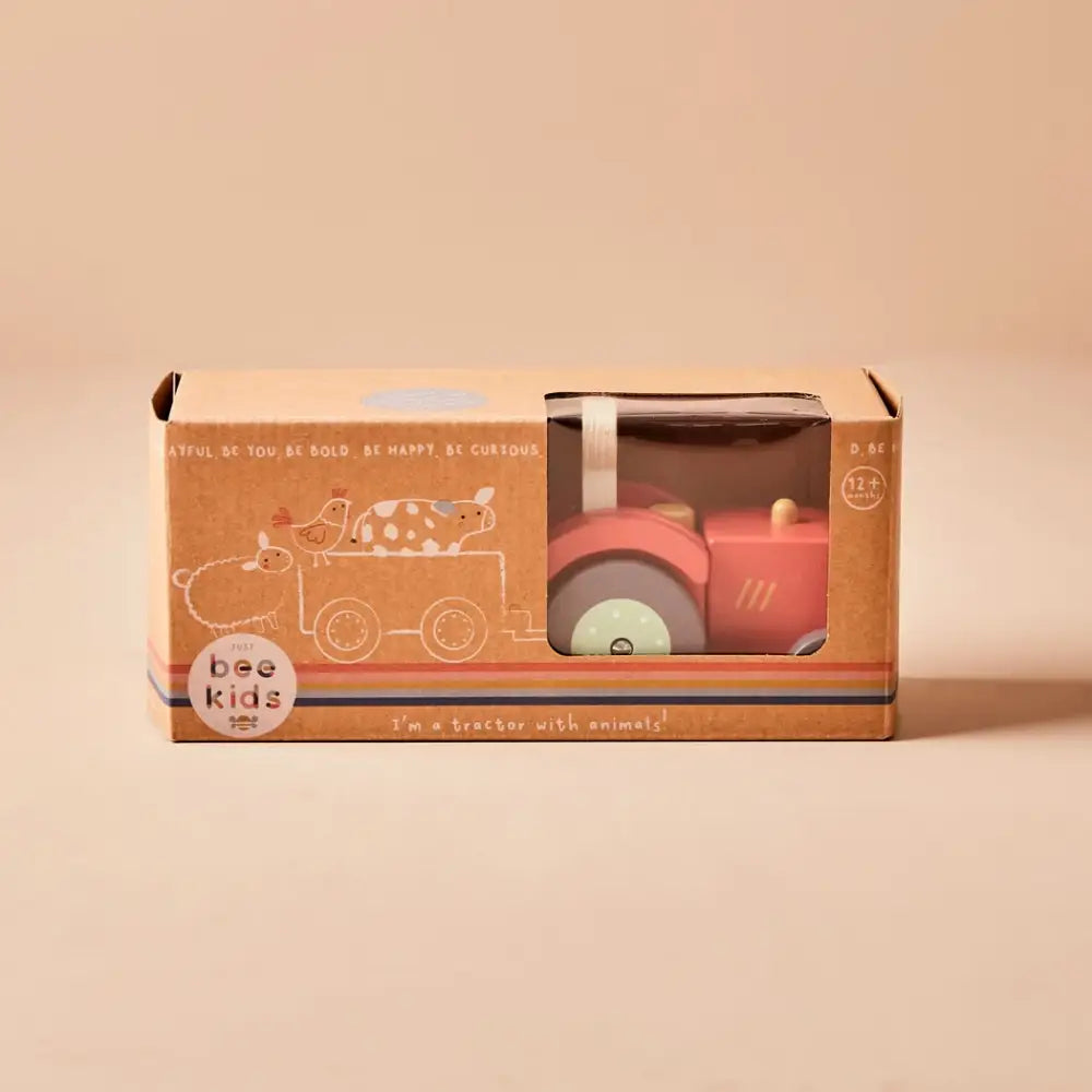 Just Bee Kids Wooden Tractor Toy Fsc®