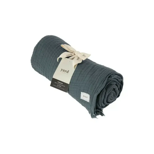 Lark Muslin Cotton Throw Dusk image 0