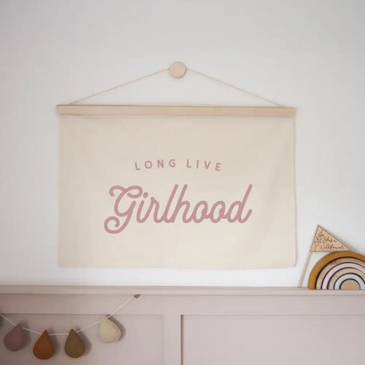 Long Live Girlhood Wall Hanging