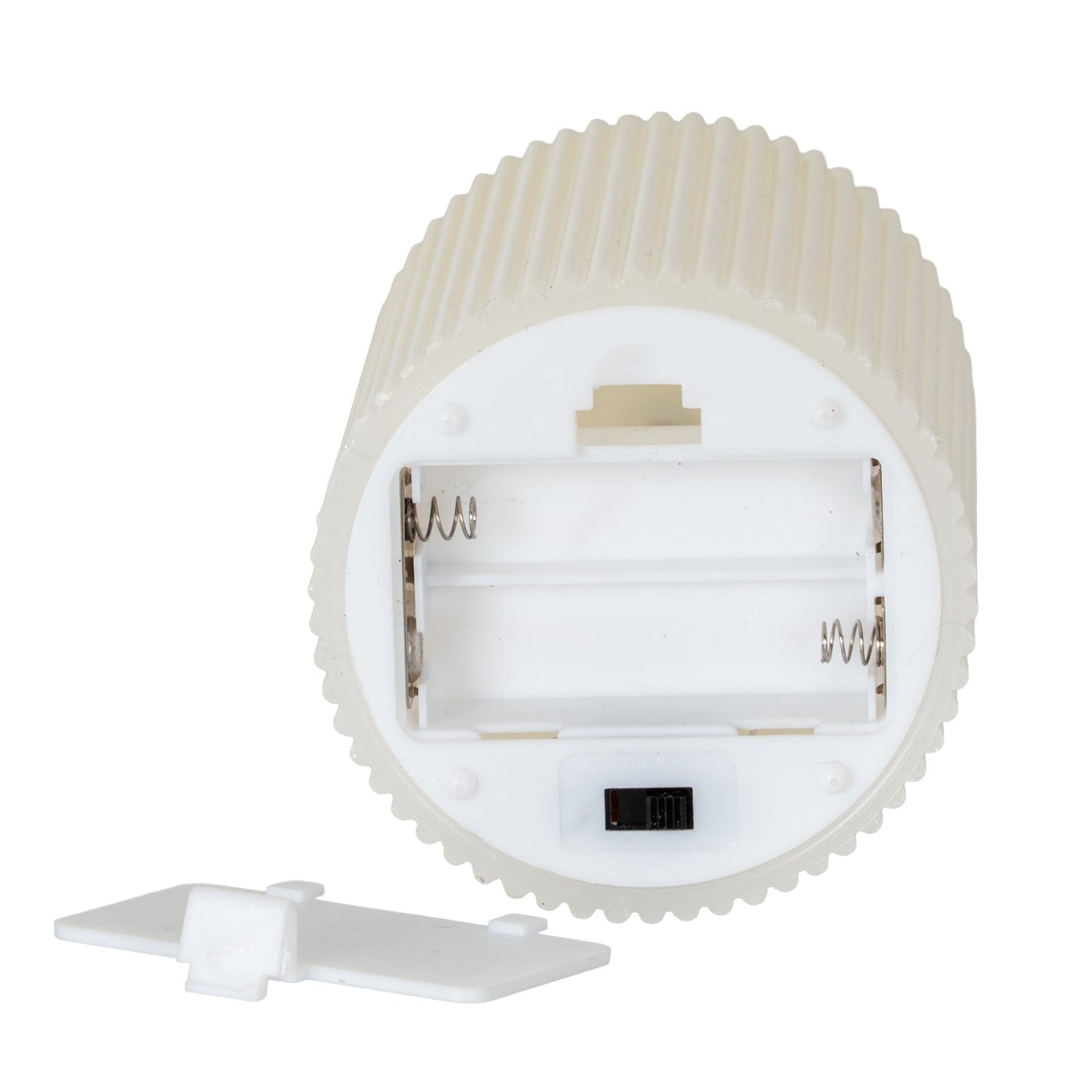 Luxe Collection Natural Glow 3x6 LED White Wax Candle