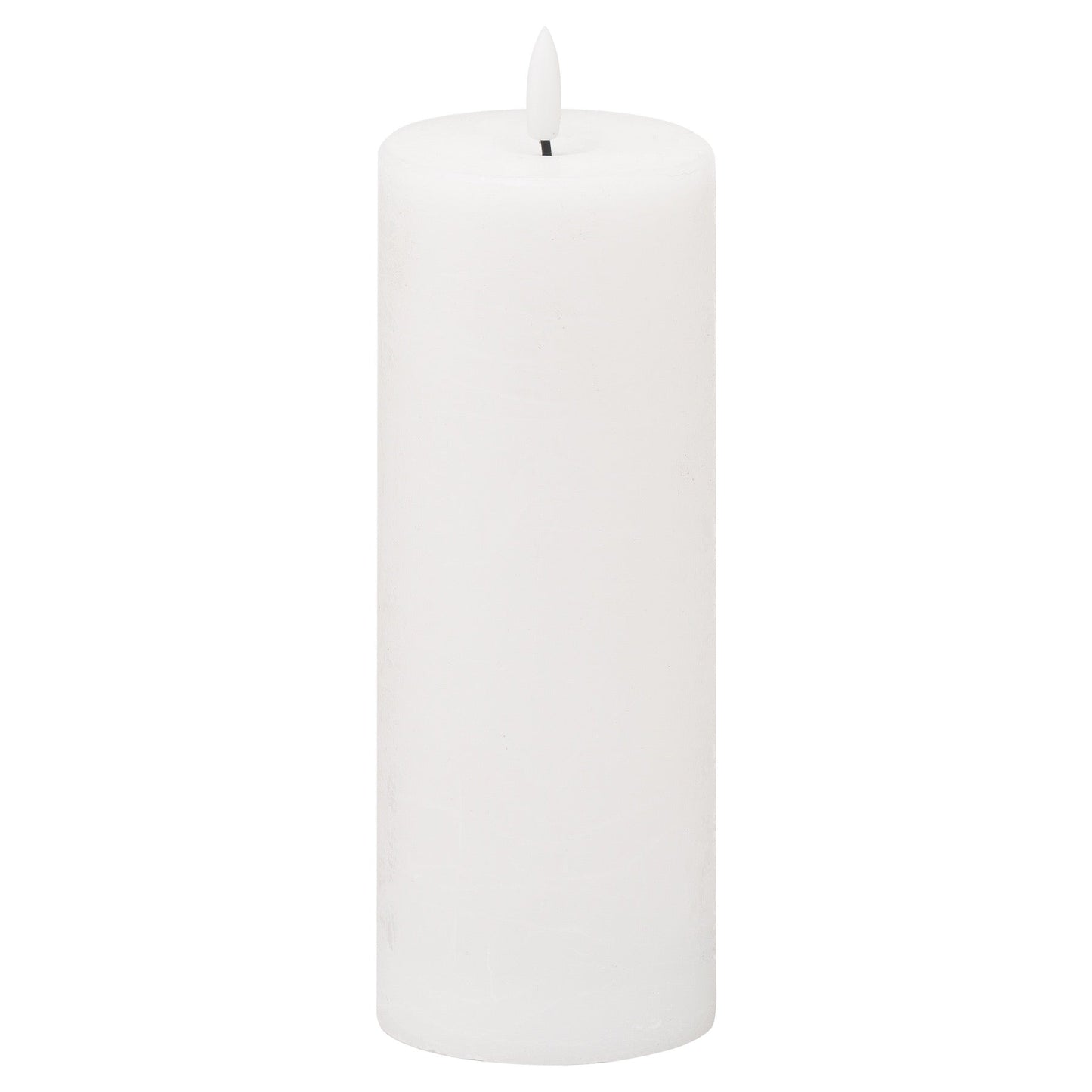Luxe Collection Natural Glow 3x8 LED White Wax Candle