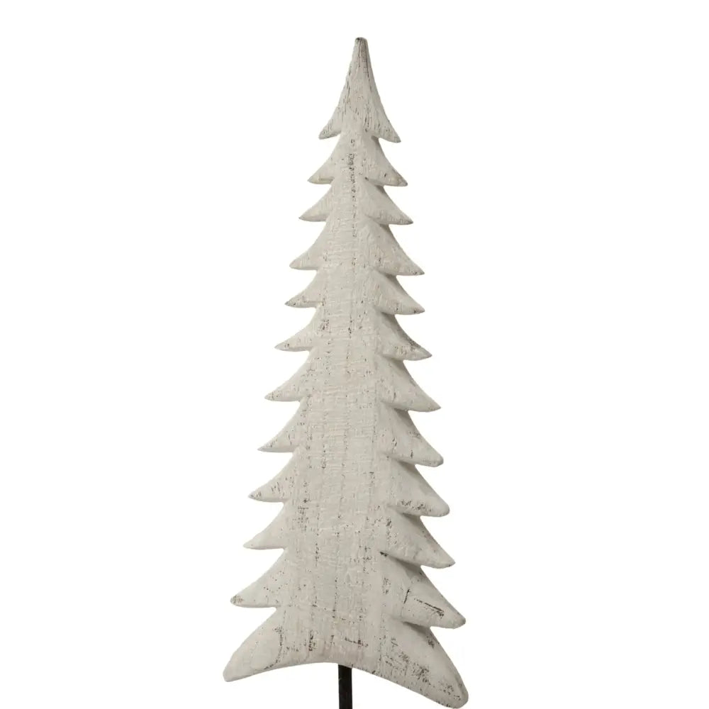 Medium Whitewashed Tall Tree On Stand