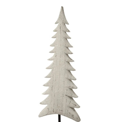 Medium Whitewashed Tall Tree On Stand