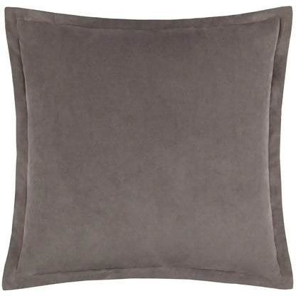 Merton Square Velvet Cushion Taupe image 0