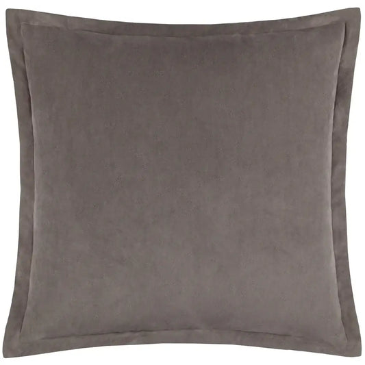 Merton Square Velvet Cushion Taupe image 0