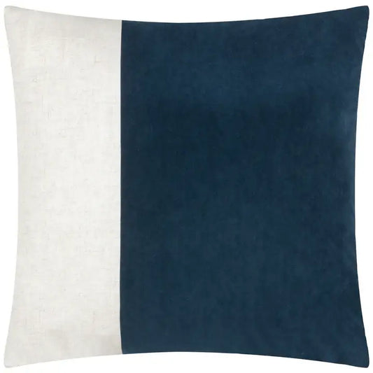 Morden Soft-Washed Velvet Cushion Indigo image 0