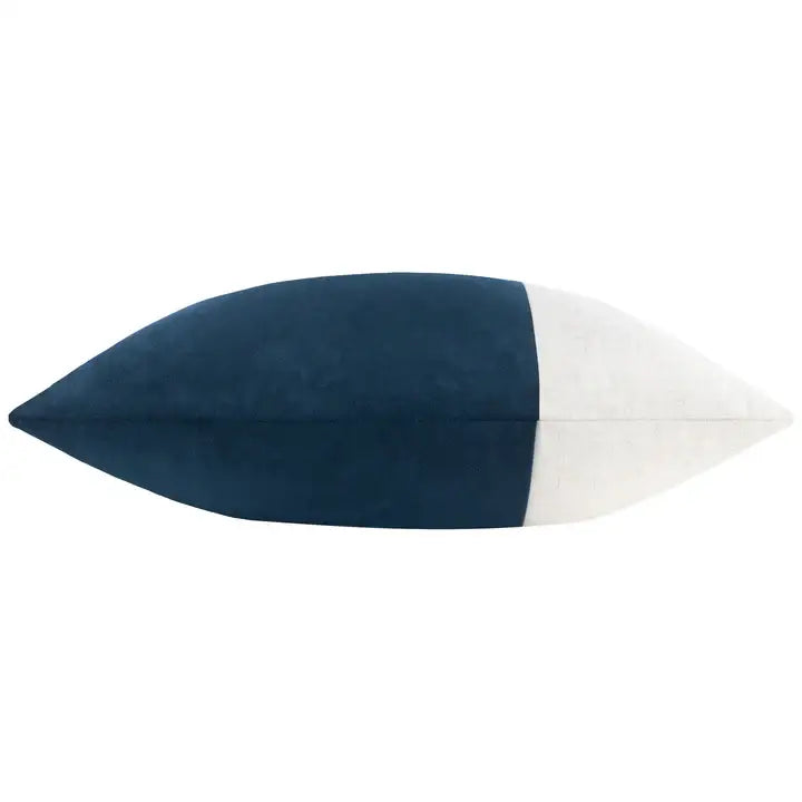 Morden Soft-Washed Velvet Cushion Indigo image 2