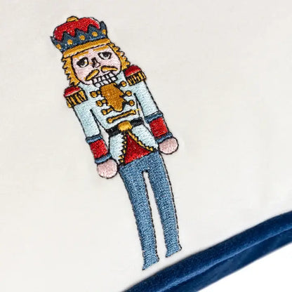 Nutcracker Christmas Cushion Cream