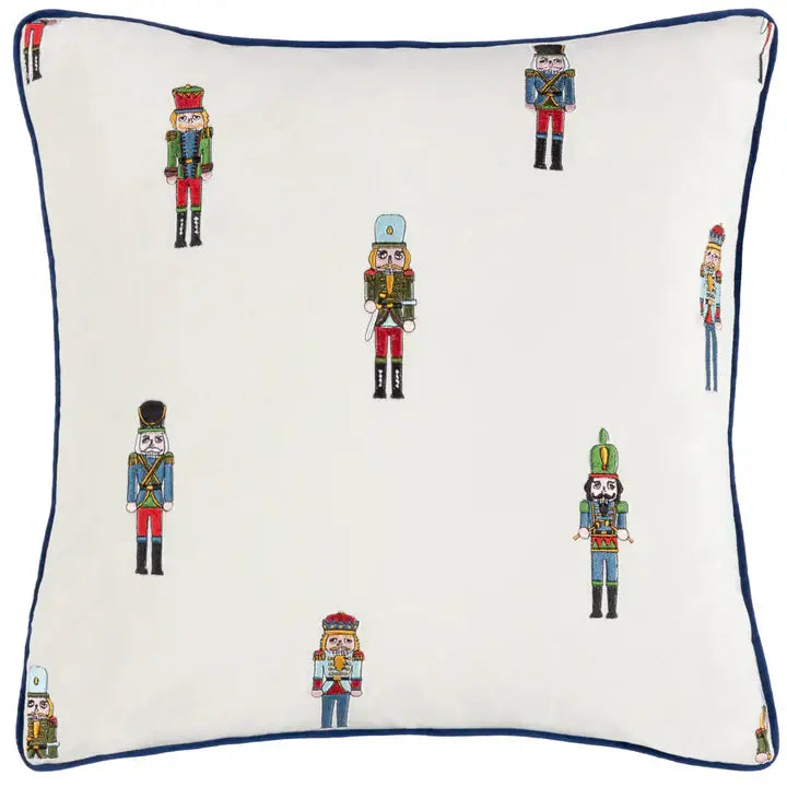 Nutcracker Christmas Cushion Cream
