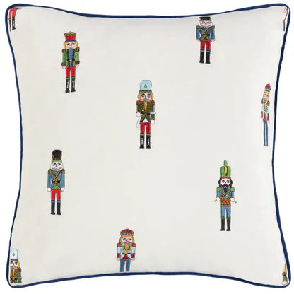 Nutcracker Christmas Cushion Cream