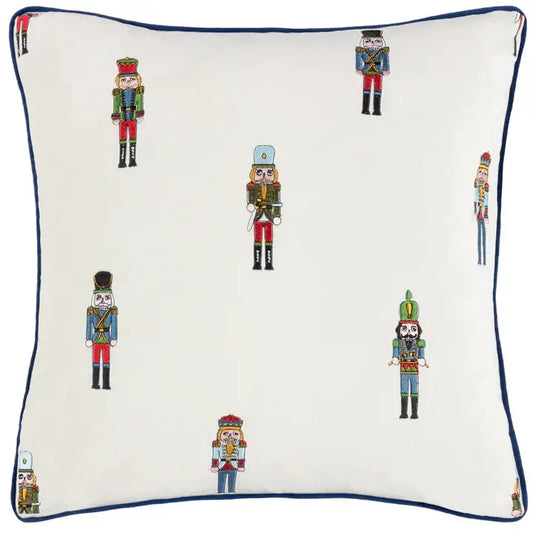 Nutcracker Christmas Cushion Cream