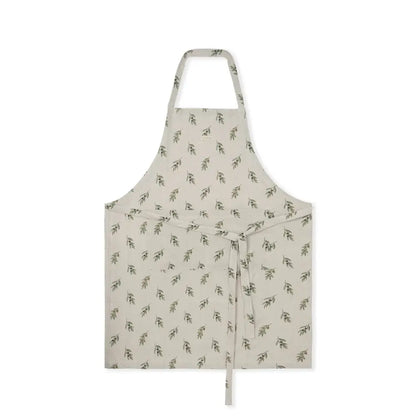 Olive Linen Adult Apron image 0