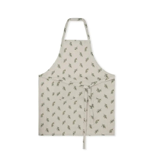 Olive Linen Adult Apron image 0