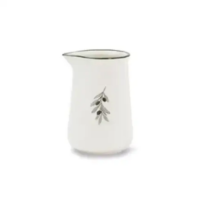 Olive Mini Stoneware Jug image 0