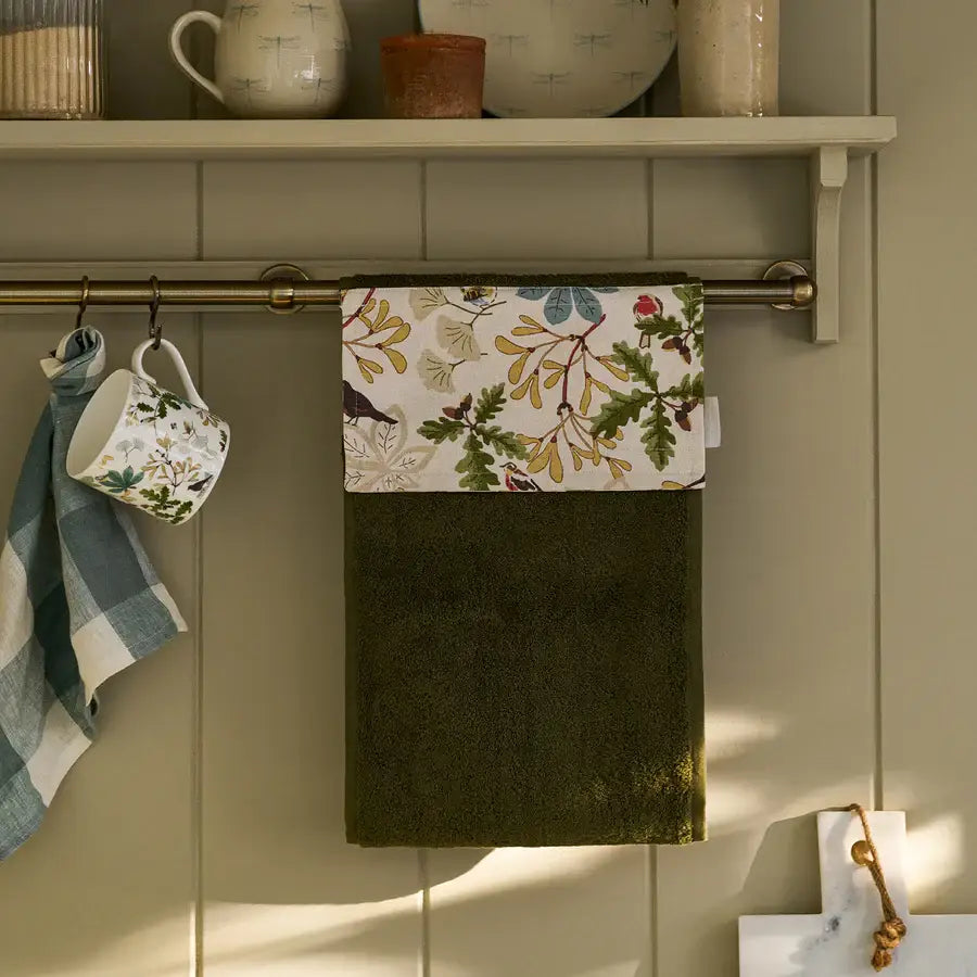 Orchard Birds Roller Hand Towel