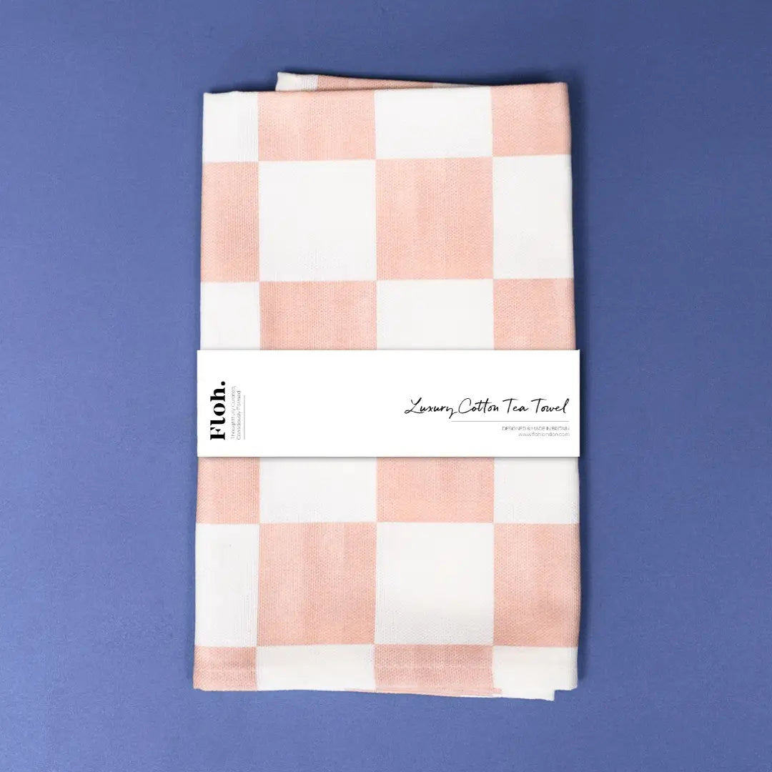 Paloma (Checkerboard) Tea Towel