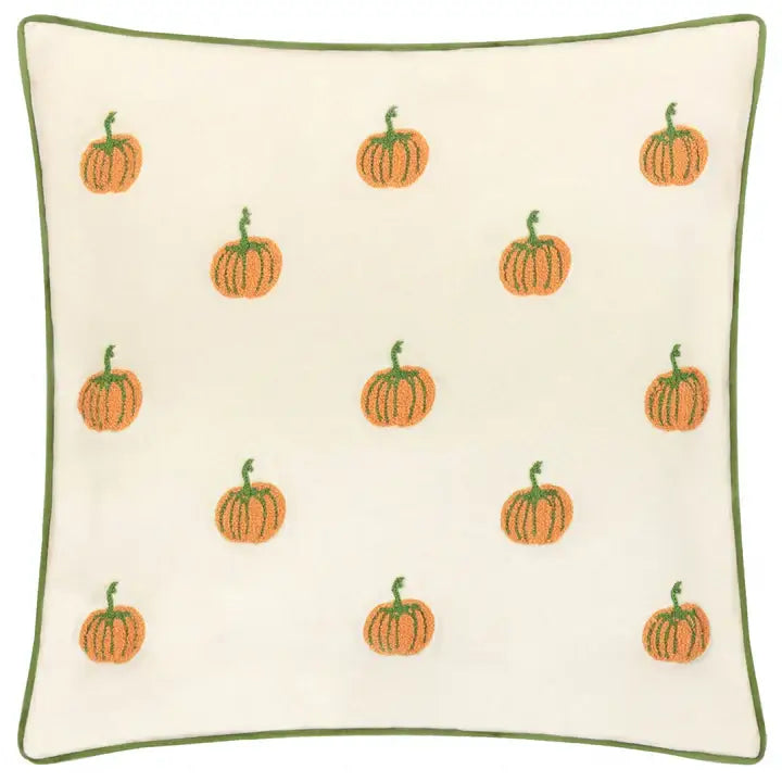 Pumpkin Spice Tufted Velvet Cushion