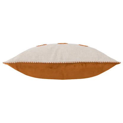 Ramble Highland Cow Tufted Cushion Ginger