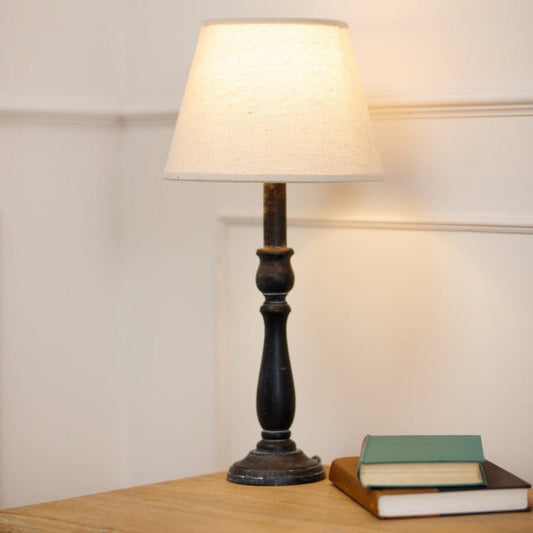 Ravenna Column Table Lamp With Linen Shade