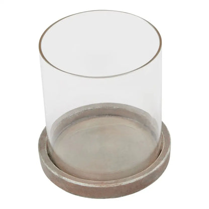 Siena Small Brown Hurricane Lantern