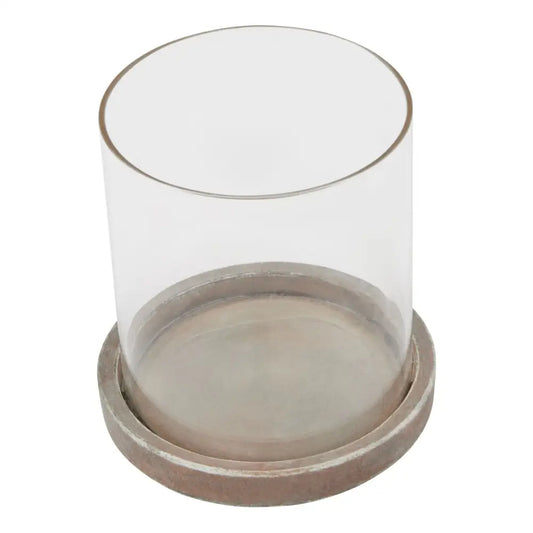 Siena Small Brown Hurricane Lantern