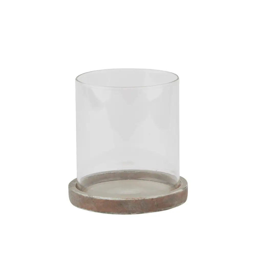 Siena Small Brown Hurricane Lantern