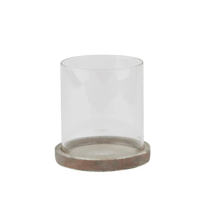 Siena Small Brown Hurricane Lantern