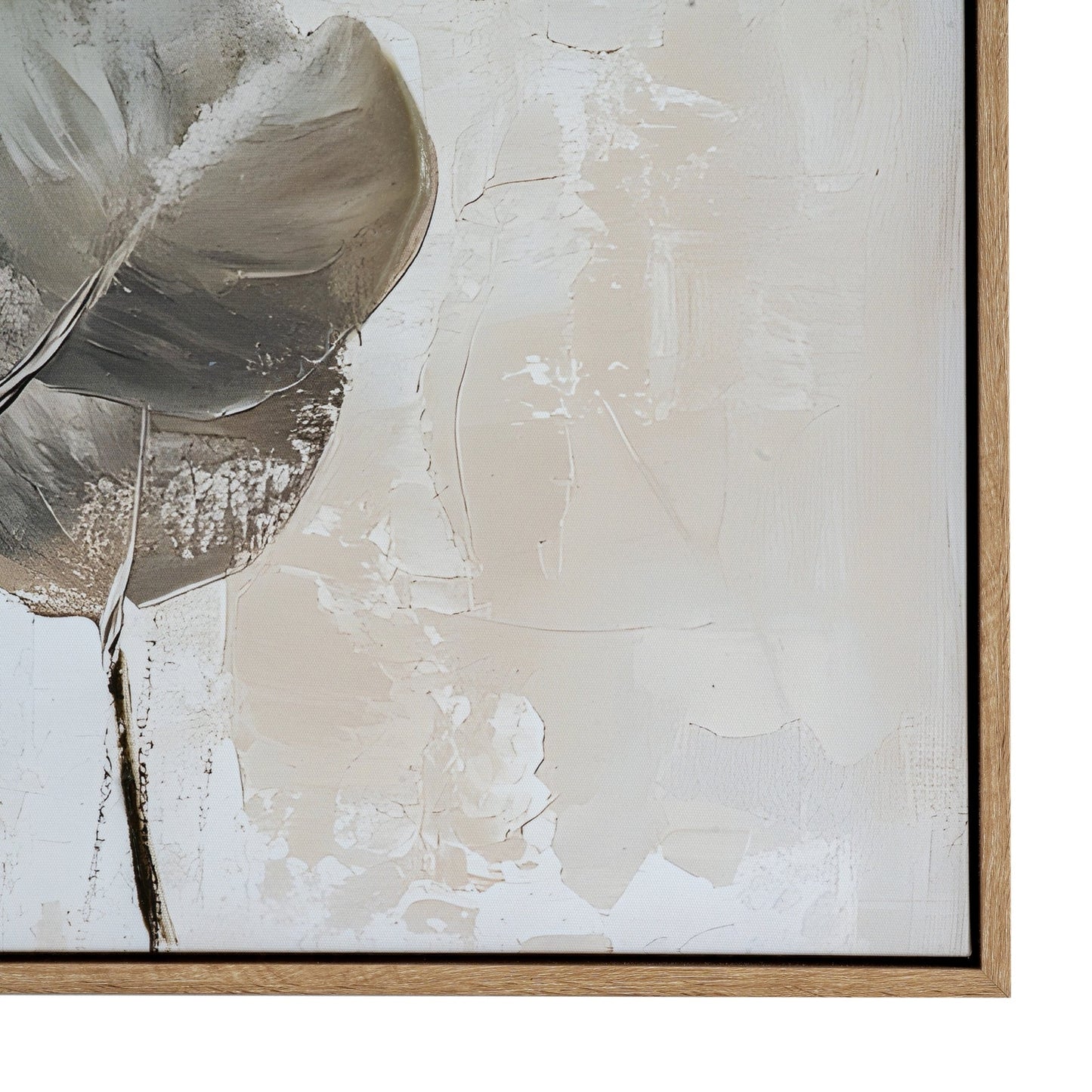 Silvra Hand Painted Canvas In Frame