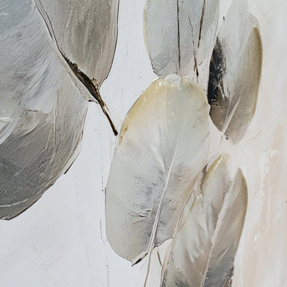 Silvra Hand Painted Canvas In Frame